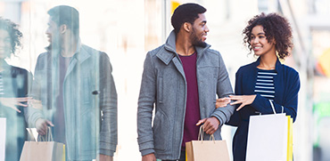 shopping at Old National Marketplace